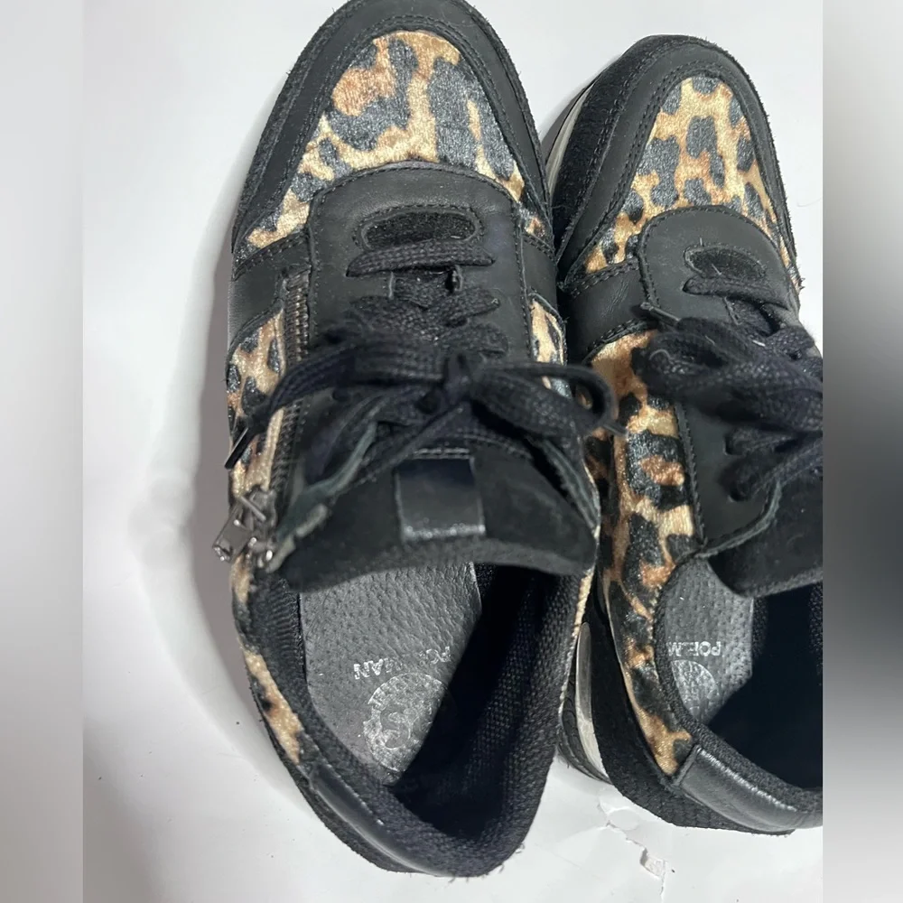PS Poelman Velvet Leopard Accent Sneakers - Picture 9 of 10
